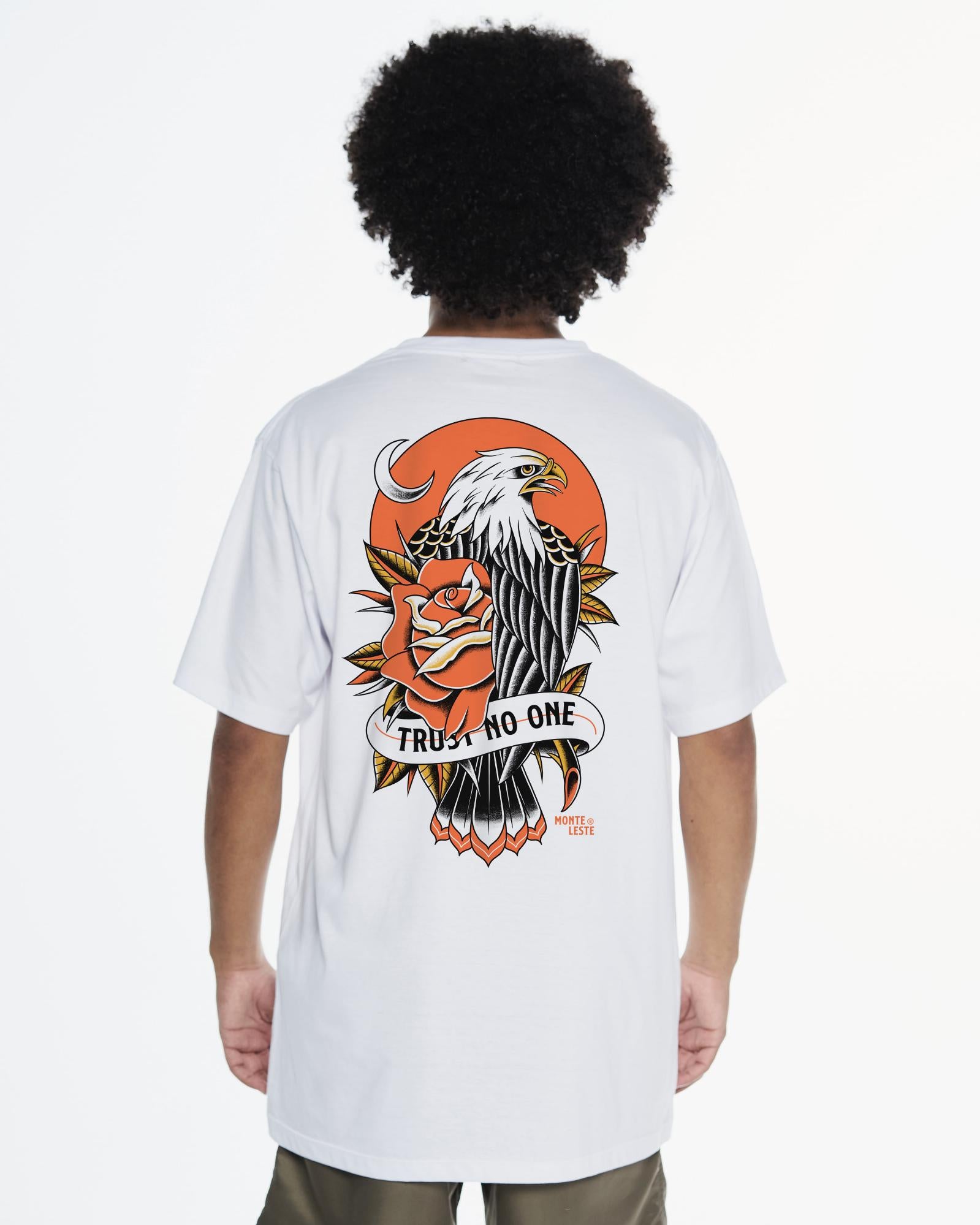 Printed Regular T-Shirt - Trust White