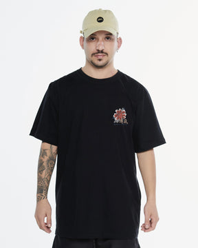 T-Shirt Regular Printed - Oni Black