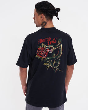 T-Shirt Oversized Printed Kai - Black