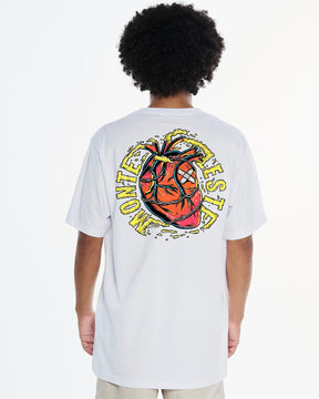 T-Shirt Regular Printed - Heart White