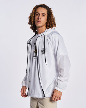 Jacket Windbreaker Wave Waterproof - White
