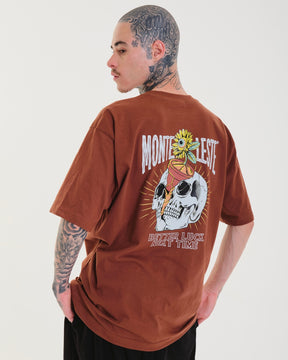 Printed Regular T-Shirt - Vase Brown