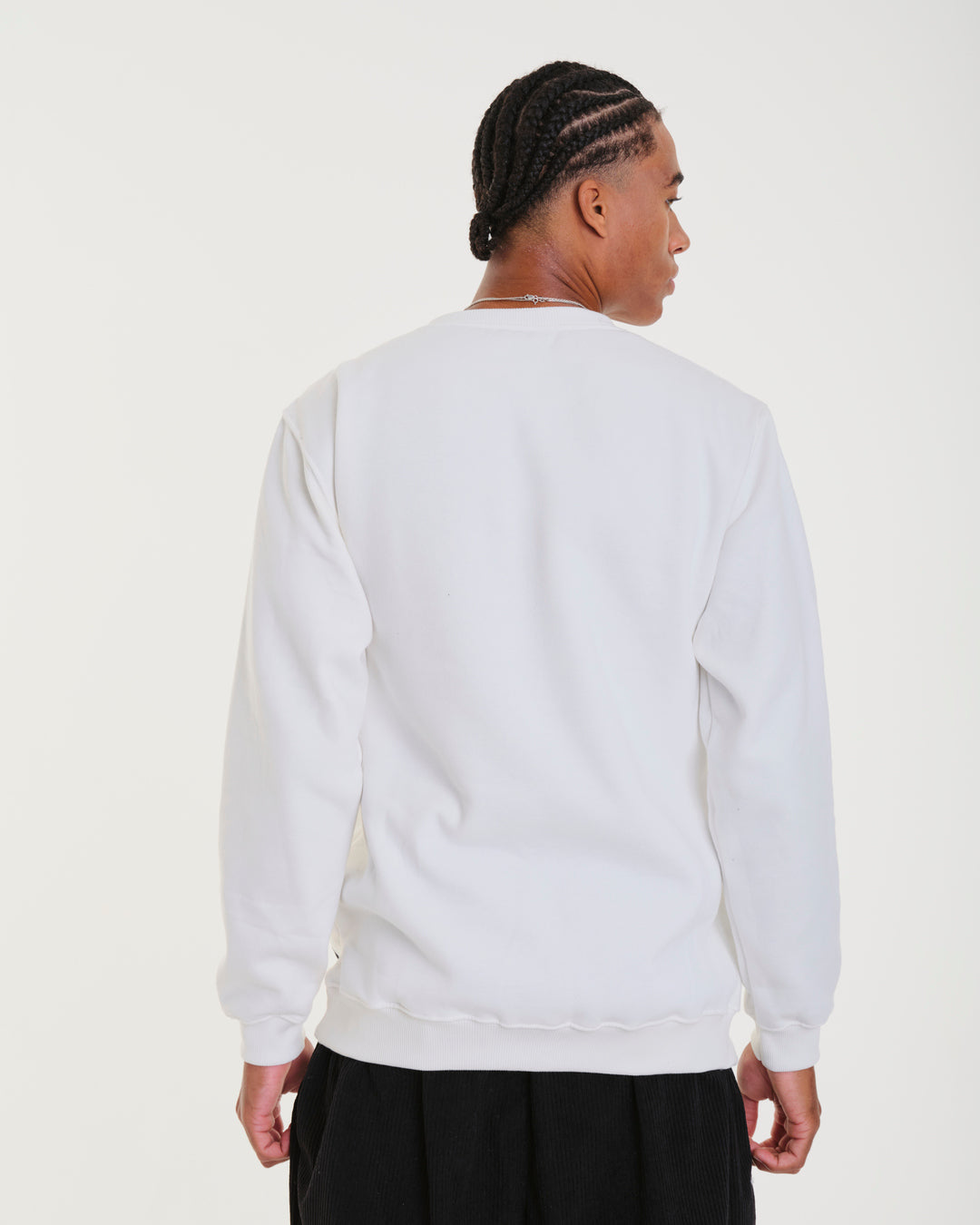 Crewneck Sweatshirt - Hunted Off White