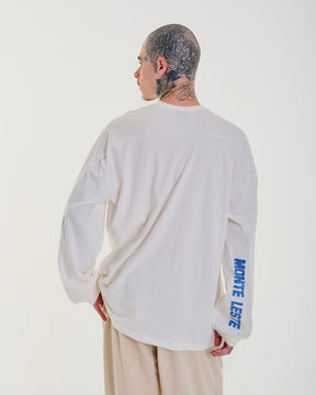 Oversized Long Sleeve Jersey T-Shirt - Flat Black