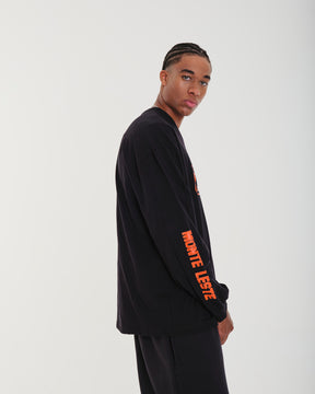 Oversized Long Sleeve Jersey T-Shirt - Hydro Off White