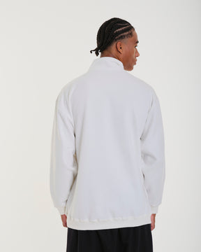 High Collar Sweatshirt - Lets Off White