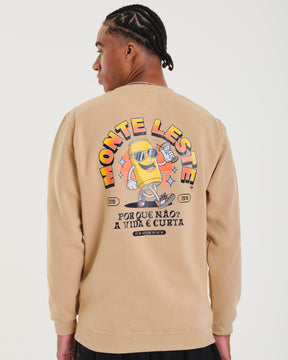 Crewneck Sweatshirt - Vibes Sand