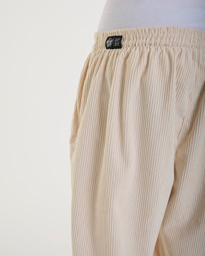 Oversized Corduroy Pants - Sand