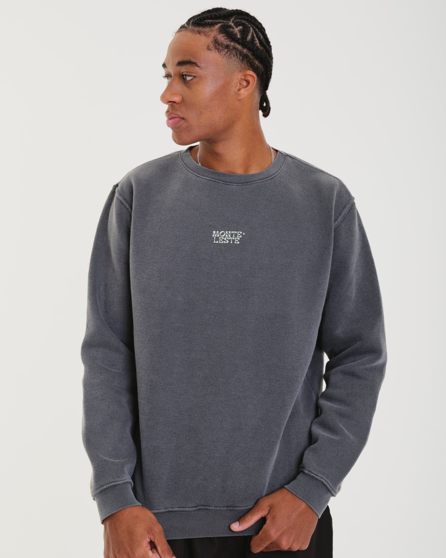 Crewneck Sweatshirt - Washed Monte