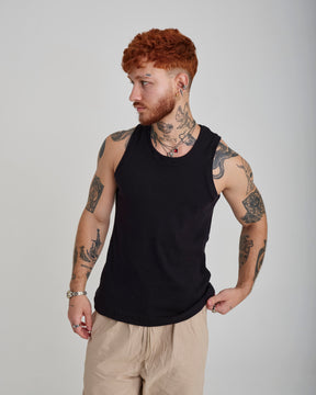 Tank Top Elastic Canelada - Black