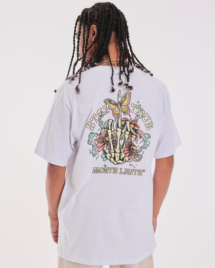 Printed Regular T-Shirt - True White