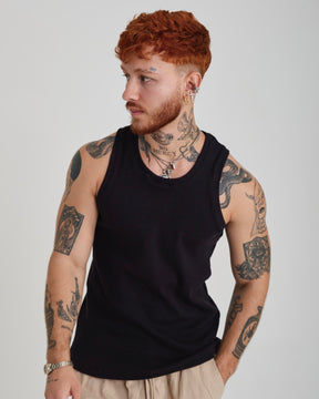 Tank Top Elastic Canelada - Black