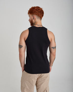 Tank Top Elastic Canelada - Black