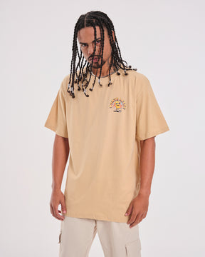 T-Shirt Regular Printed - Vibes Sand