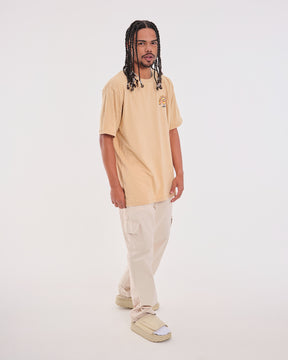 T-Shirt Regular Printed - Vibes Sand