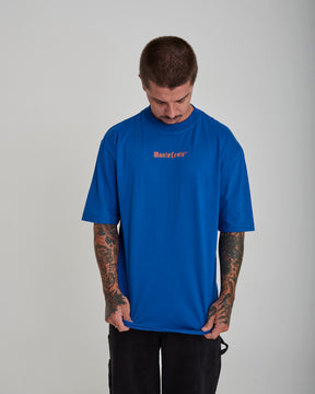 T-Shirt Oversized Printed Classic - Blue Royal