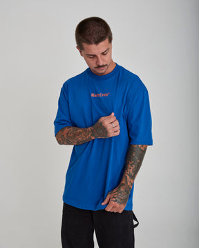 T-Shirt Oversized Printed Classic - Blue Royal