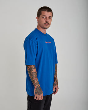 T-Shirt Oversized Printed Classic - Blue Royal