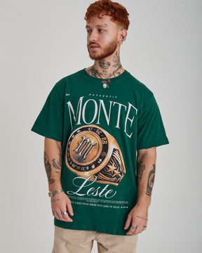 T-Shirt Regular Printed - Champs Green