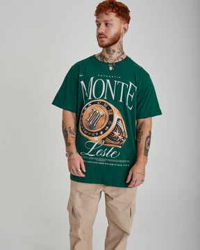 T-Shirt Regular Printed - Champs Green