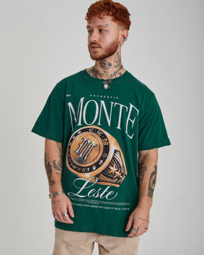 T-Shirt Regular Printed - Champs Green