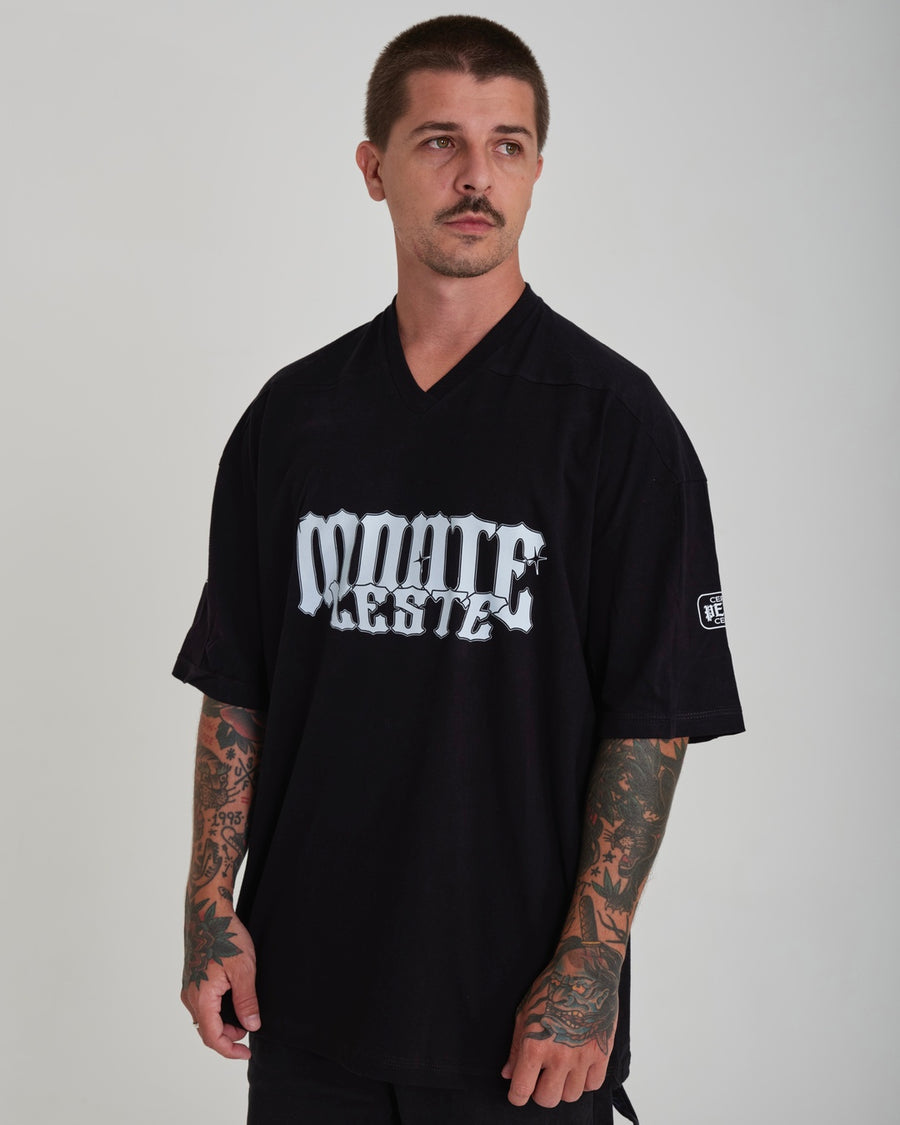 Oversized Jersey T-Shirt - Never Black