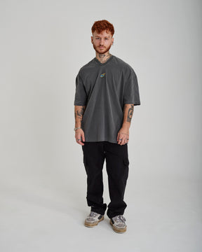 T-Shirt Jersey Oversized - Fuego Gray Washed