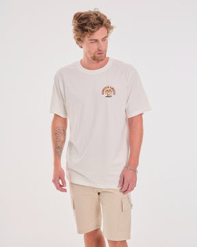 T-Shirt Regular Printed - Vibes Off White