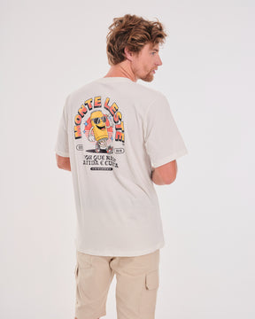 T-Shirt Regular Printed - Vibes Off White