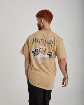 T-Shirt Regular Printed - Club Sand
