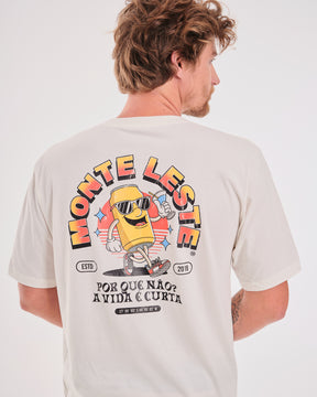T-Shirt Regular Printed - Vibes Off White