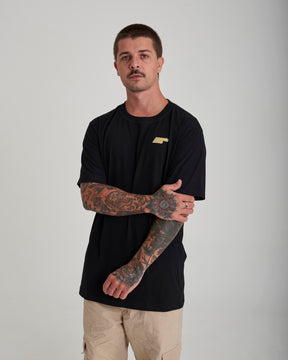 T-Shirt Regular Printed - Lets Black