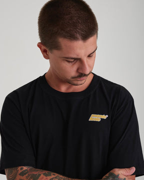 T-Shirt Regular Printed - Lets Black