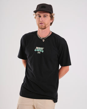 T-Shirt Regular Printed - Dice Black