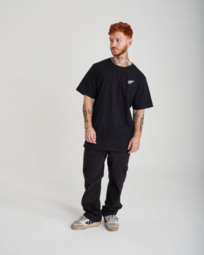 T-Shirt Regular Printed - Fuego Black