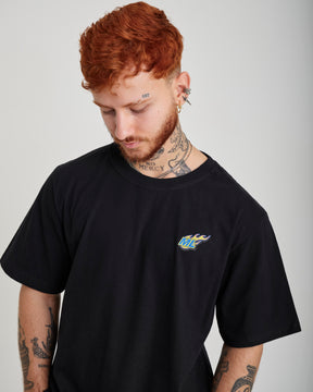 T-Shirt Regular Printed - Fuego Black