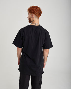 T-Shirt Regular Printed - Fuego Black