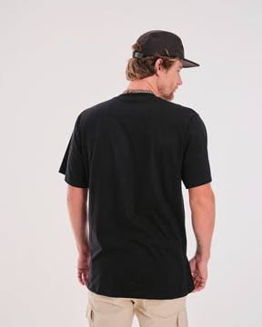 T-Shirt Regular Printed - Dice Black