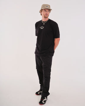 T-Shirt Oversized Printed True - Black