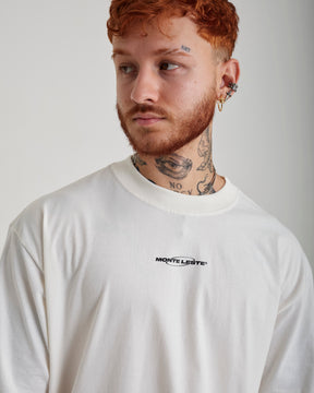 T-Shirt Oversized Printed Infinite - Off White