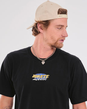 T-Shirt Regular Printed - Worldwide Black
