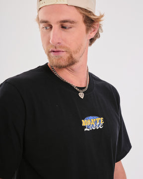 T-Shirt Regular Printed - Worldwide Black