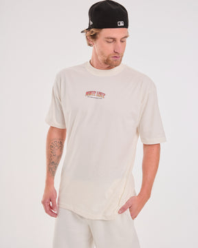 T-Shirt Oversized Printed Thrill - Off White