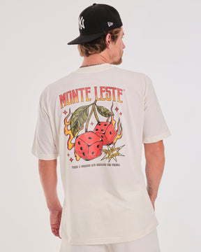 T-Shirt Oversized Printed Thrill - Off White