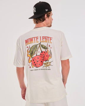 T-Shirt Oversized Printed Thrill - Off White