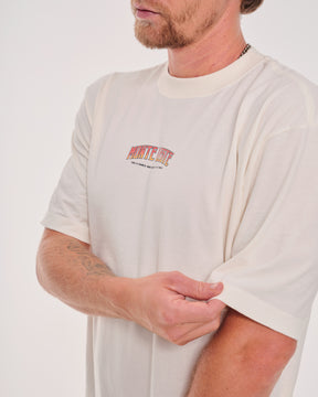 T-Shirt Oversized Printed Thrill - Off White