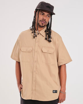 Camisa Oversized Work Shirt - Sand