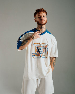 T-Shirt Jersey Oversized - Polar Off White