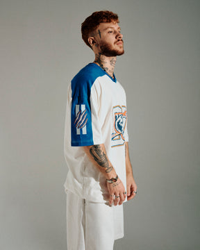 T-Shirt Jersey Oversized - Polar Off White