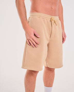 Shorts Oversized de Sweatshirt - Sand